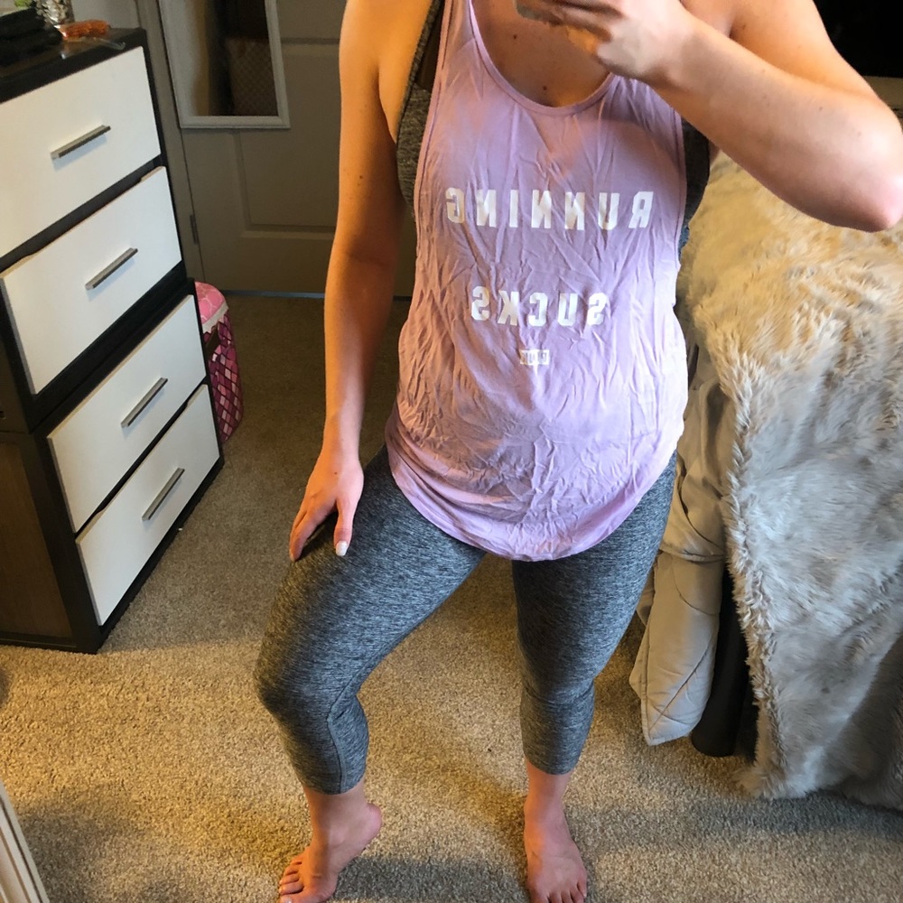 PINK Running Tank Top